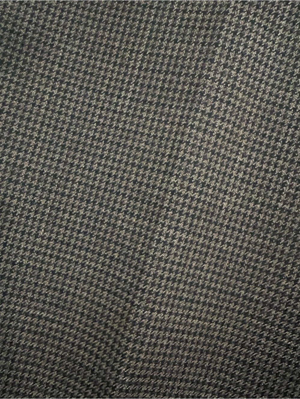 Stafford Men's Brown houndstooth Dress Pants - Picture 4 of 4